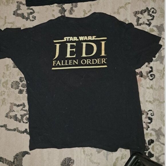 4 Vintage Star Wars Adult Tee's in Size Large May The Force Be With YOU! - Picture 5 of 11